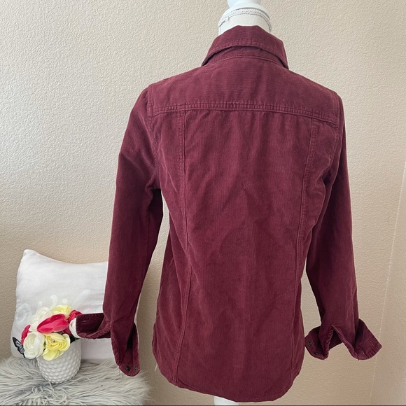 Roxy corduroy maroon jacket small - Picture 4 of 7